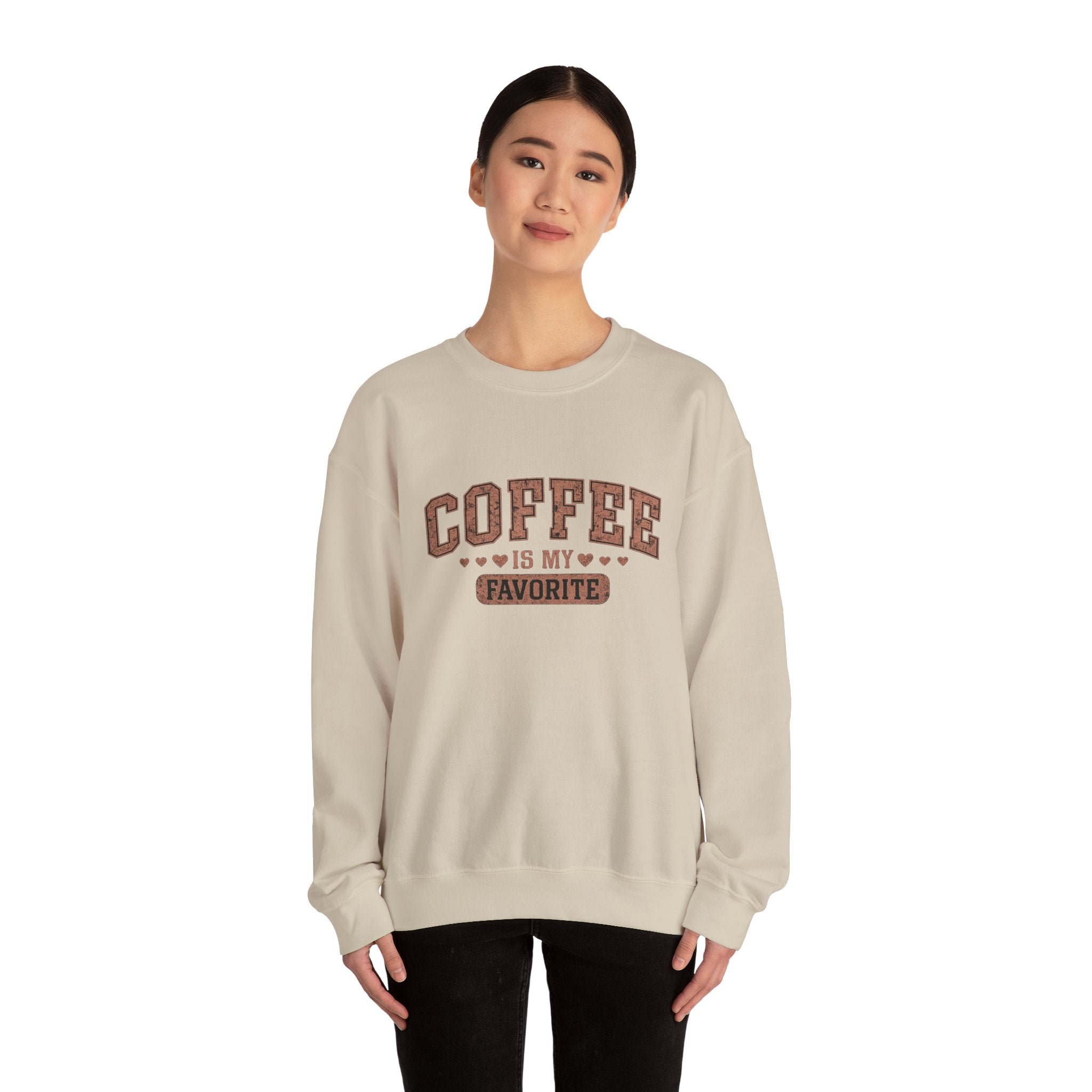 "Coffee is my favorite" Crewneck Sweatshirt