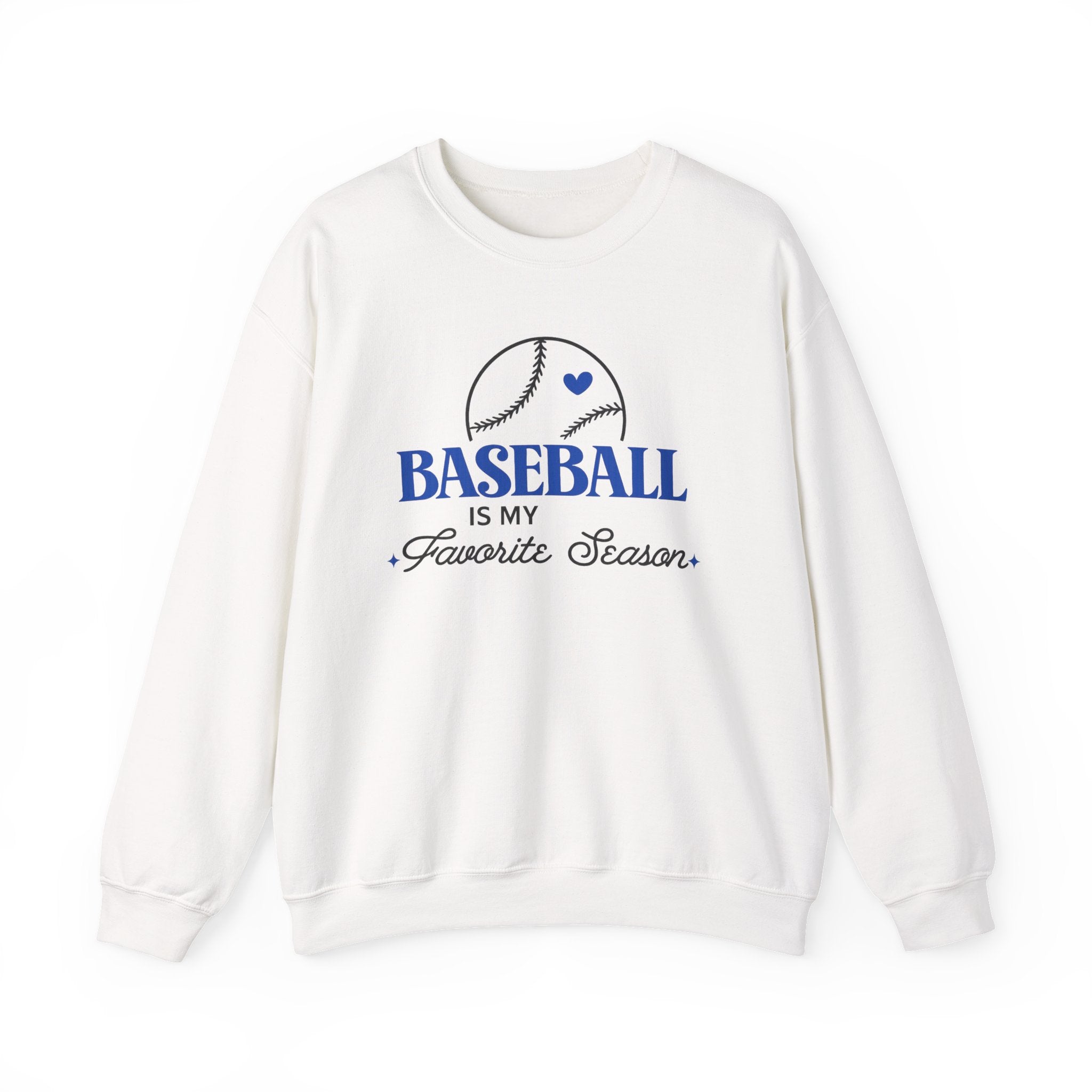 "Baseball is my favorite season" crewneck sweatshirt