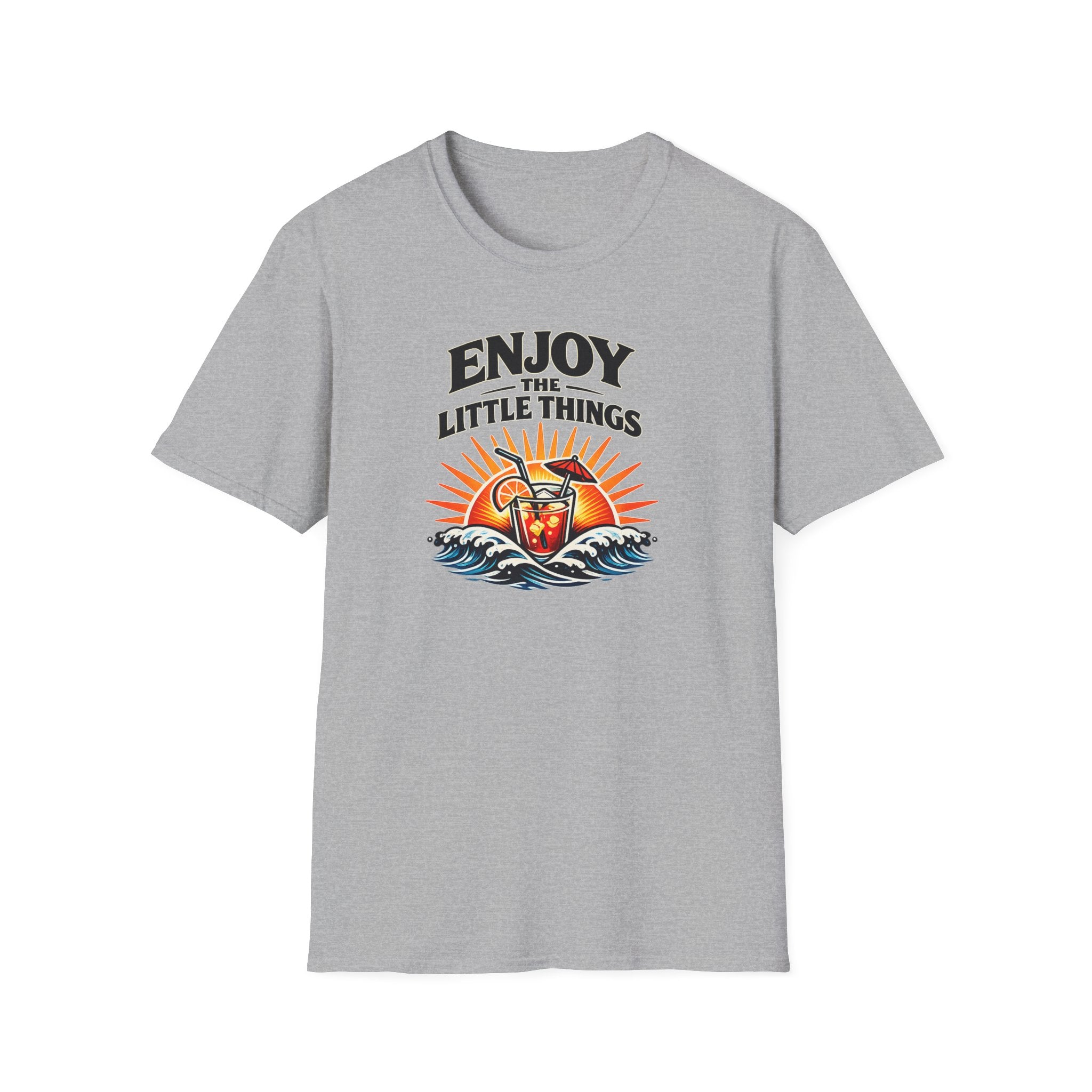 Enjoy the Little Things Summer T-Shirt — Drink & Sun Beach Vibe