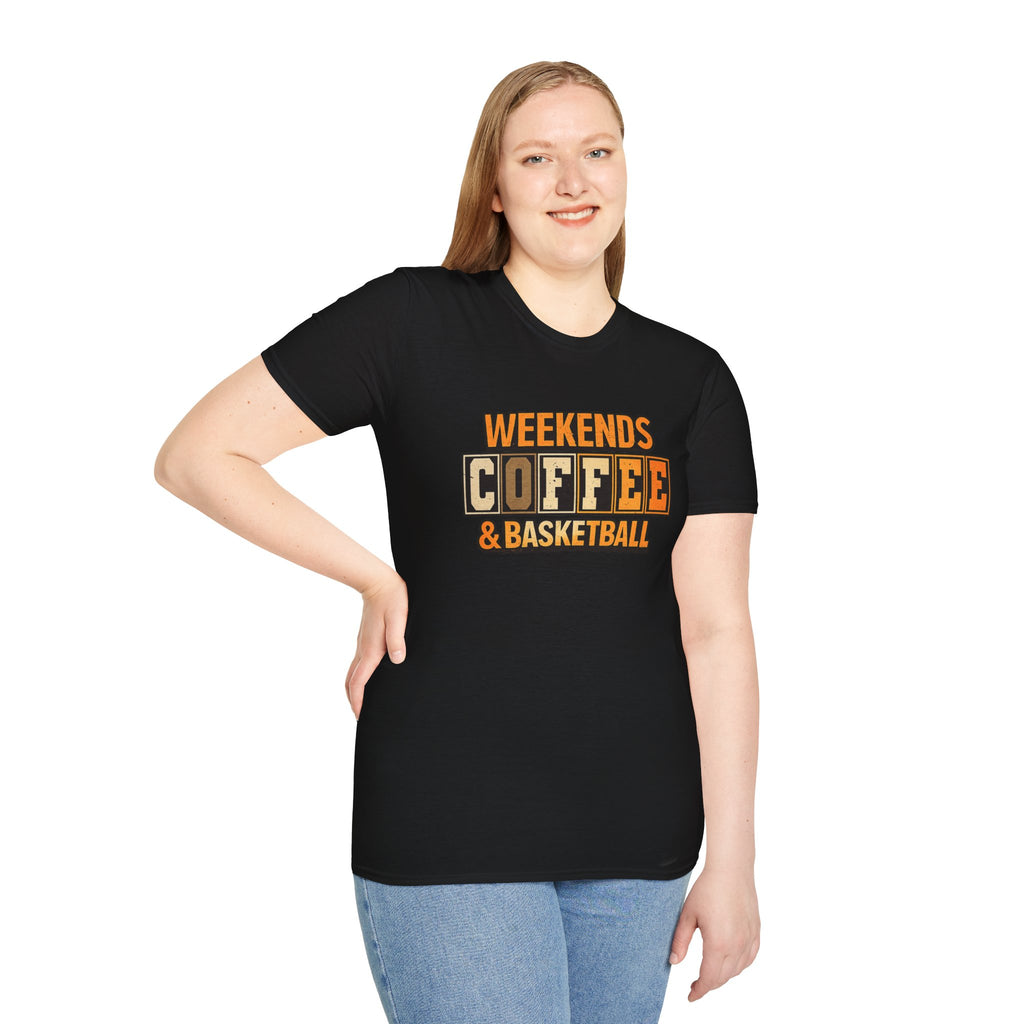 "Coffee and basketball" T-shirt