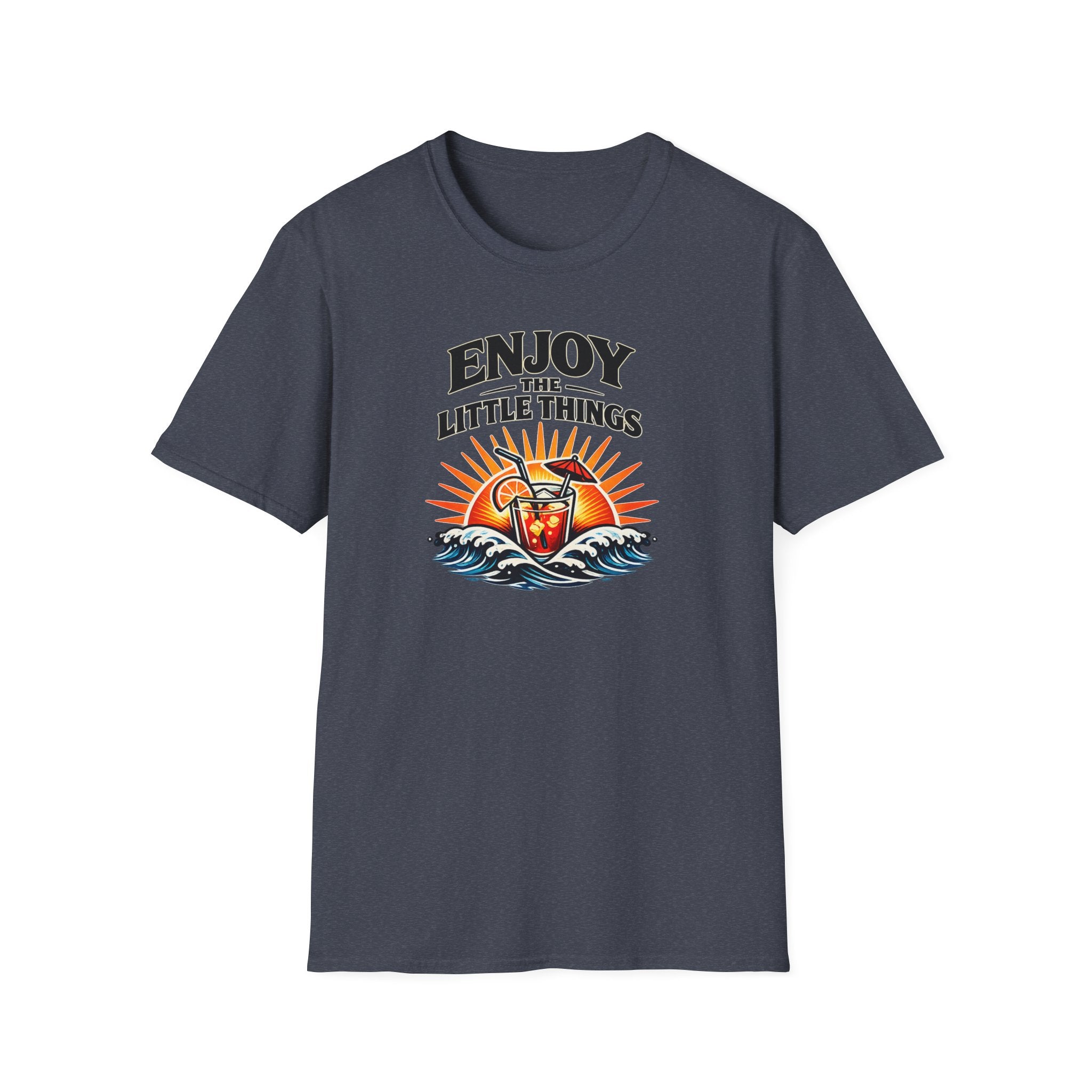 Enjoy the Little Things Summer T-Shirt — Drink & Sun Beach Vibe