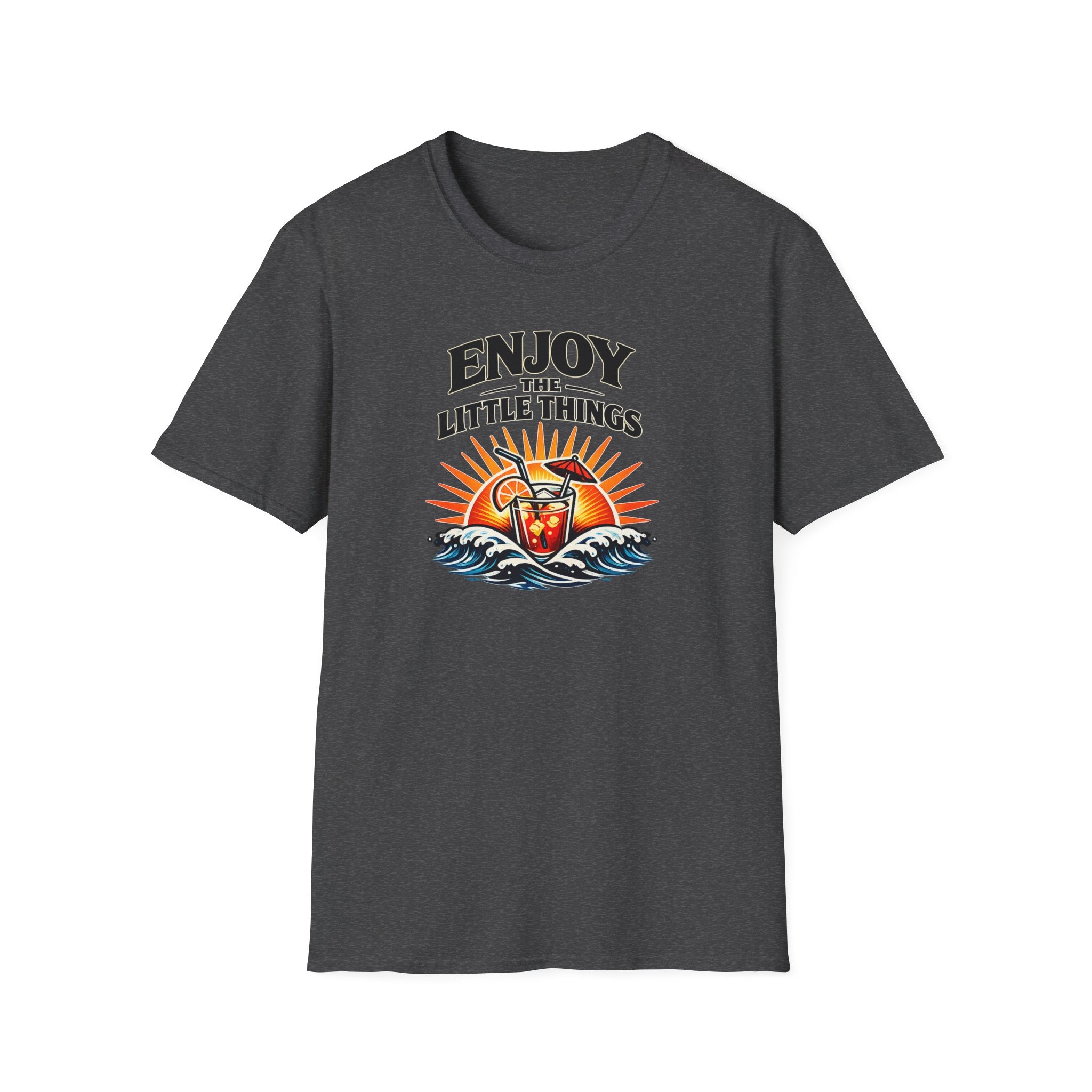 Enjoy the Little Things Summer T-Shirt — Drink & Sun Beach Vibe